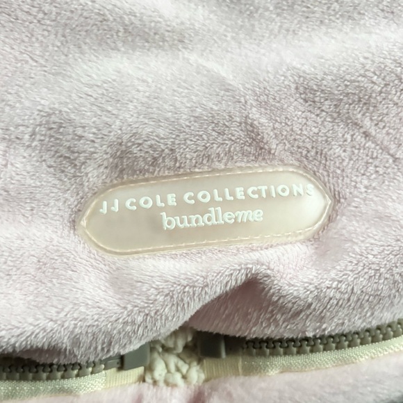 JJ COLE Toddler / Baby Large Bundle Me Cozy Pink and Cream Stroller Footmuff - Picture 3 of 5